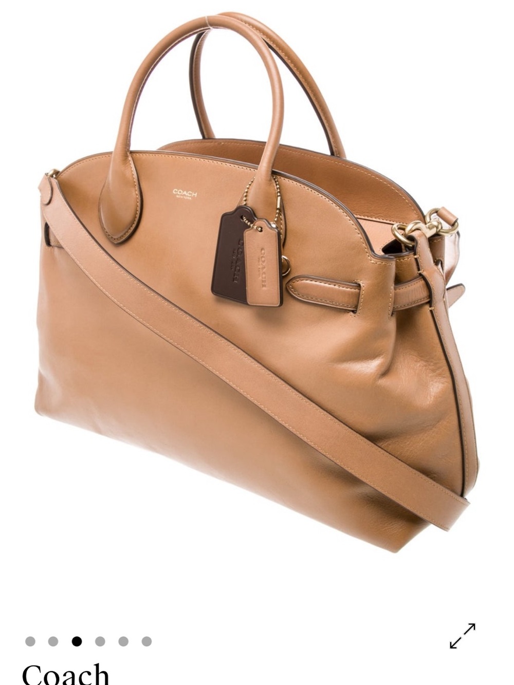 Coach Empire 40 Honey Brown - Picture 2 of 5